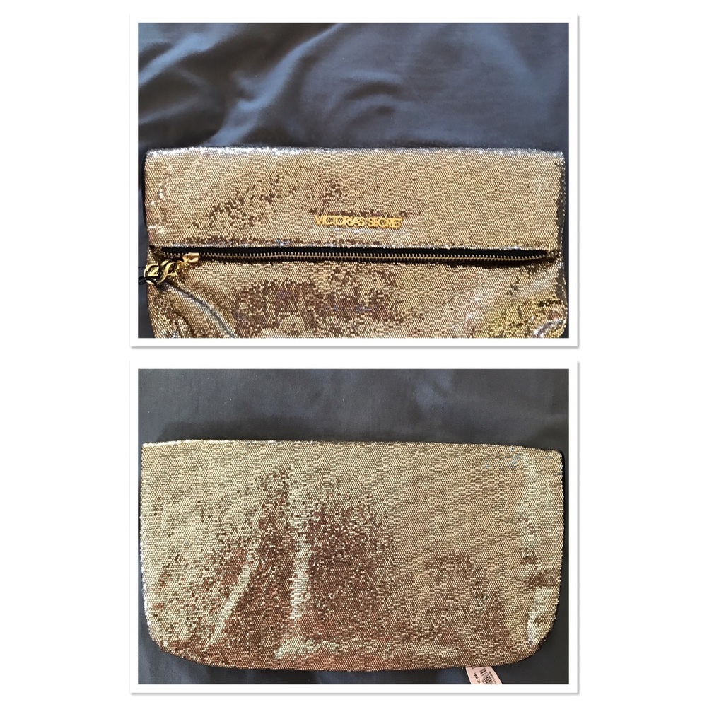 NWT Victoria's Secret sparkling clutch