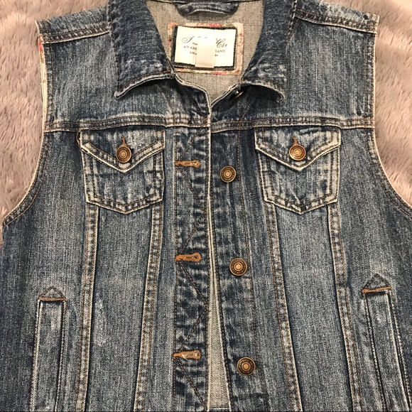 Forever 21 denim vest size Small - Picture 4 of 5