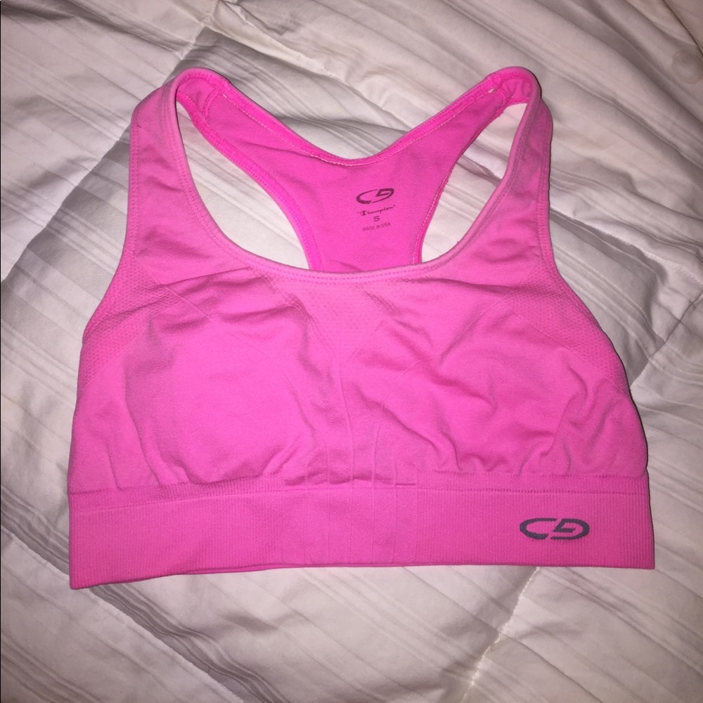 Champion pink sports bra