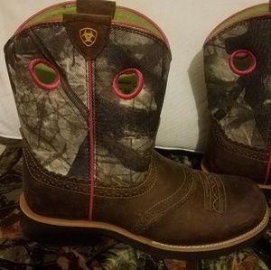 Ariat camo boots