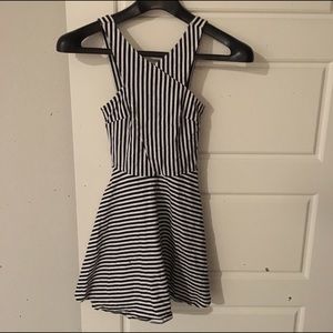 Blue/White Striped Sundress