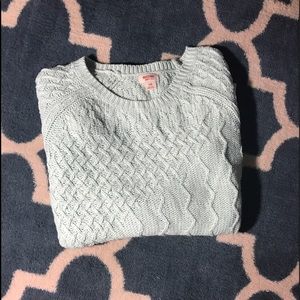 Thick mint colored sweater!