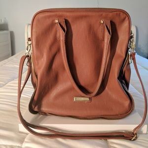 Large camel brown Steve Madden bag