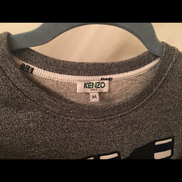 🚫SOLD🚫💯Auth. KENZO embellished "Oui" sweatshirt - Picture 7 of 8