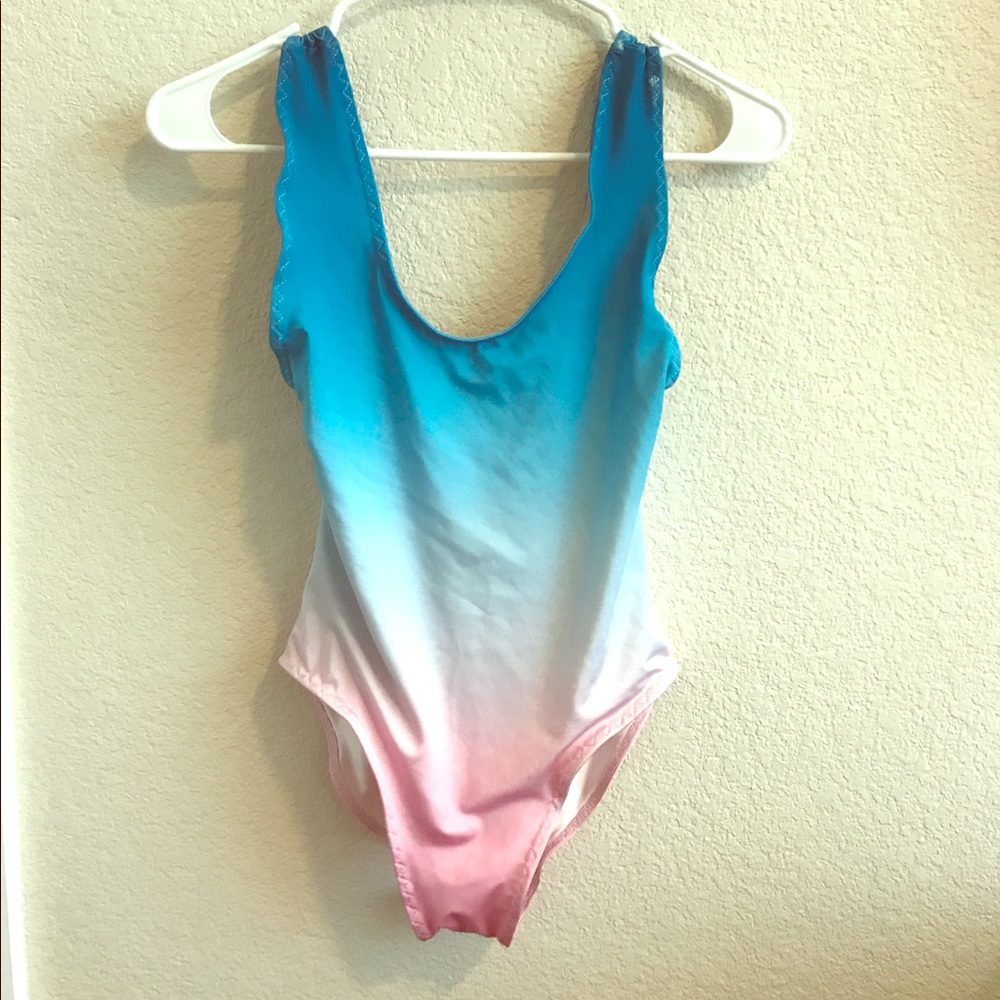 Ombré swimsuit.