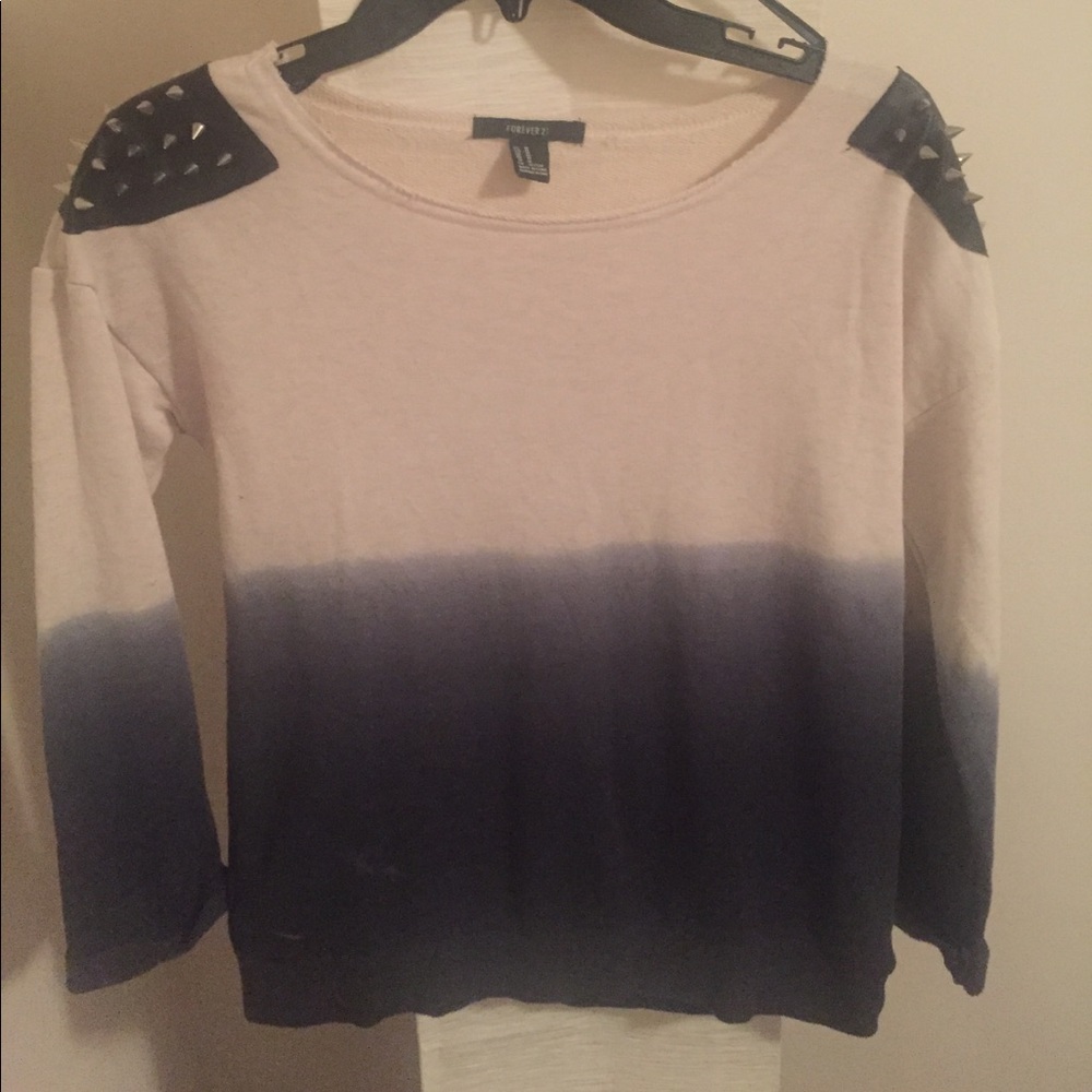 Terry cloth sweatshirt