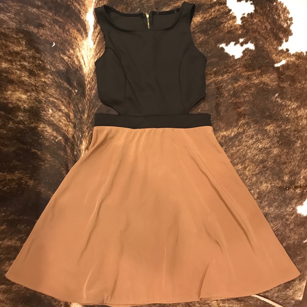 Adorable black and nude party dress