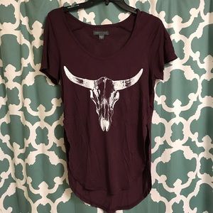 Kendall & Kylie Maroon Festival Tee