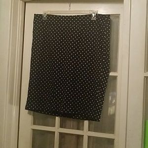 Lane Bryant Polka Dot Skirt