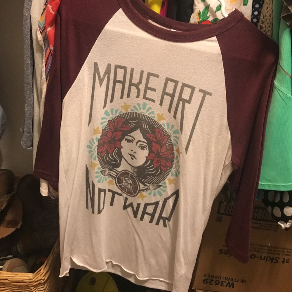 Obey baseball shirt