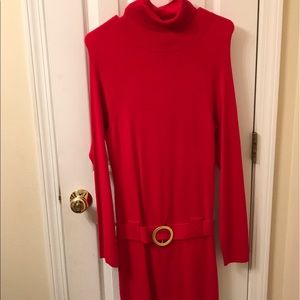 Red Hot Sweater Dress