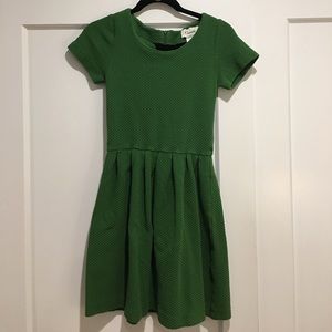 Green Ganni Dress from Anthropology