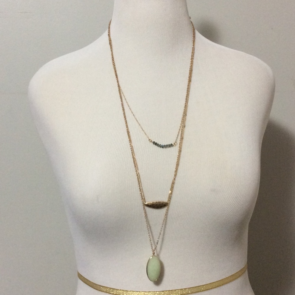 Three-chain necklace
