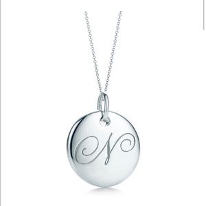 Tiffany's Notes Alphabet Necklace