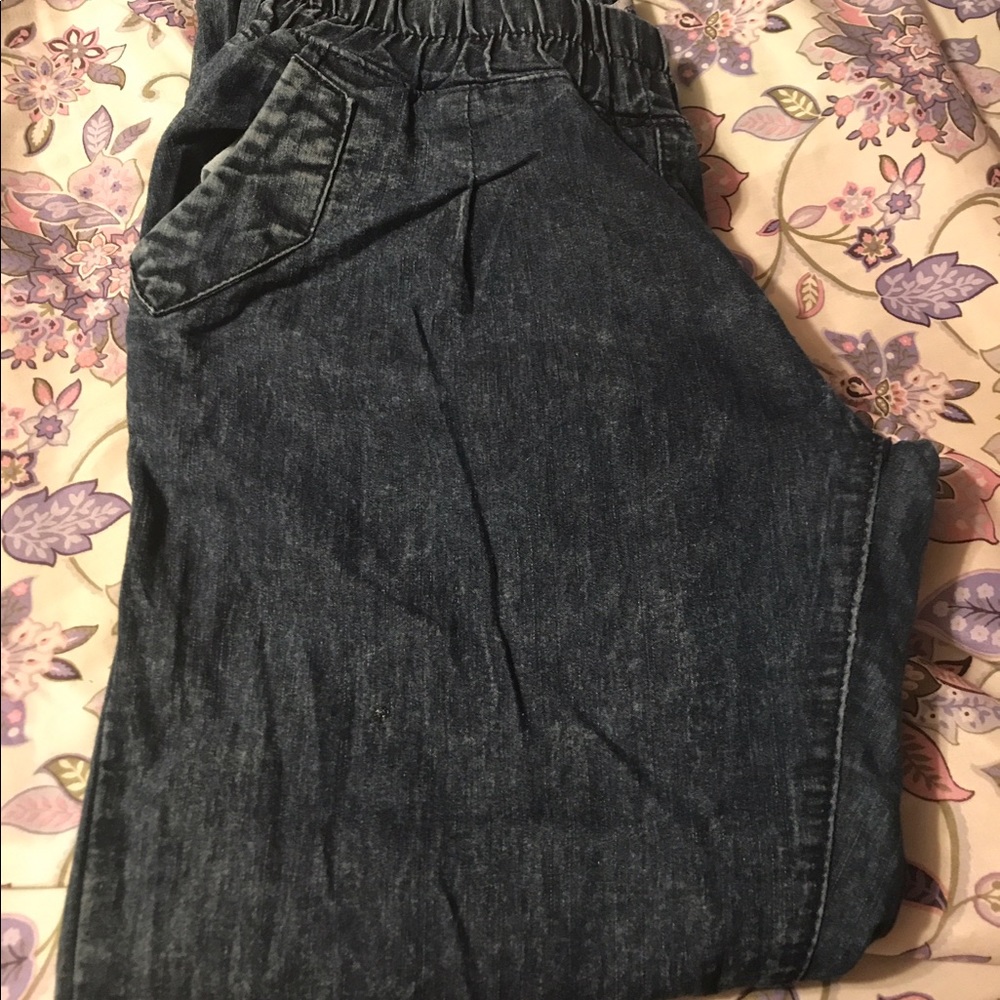Jean joggers