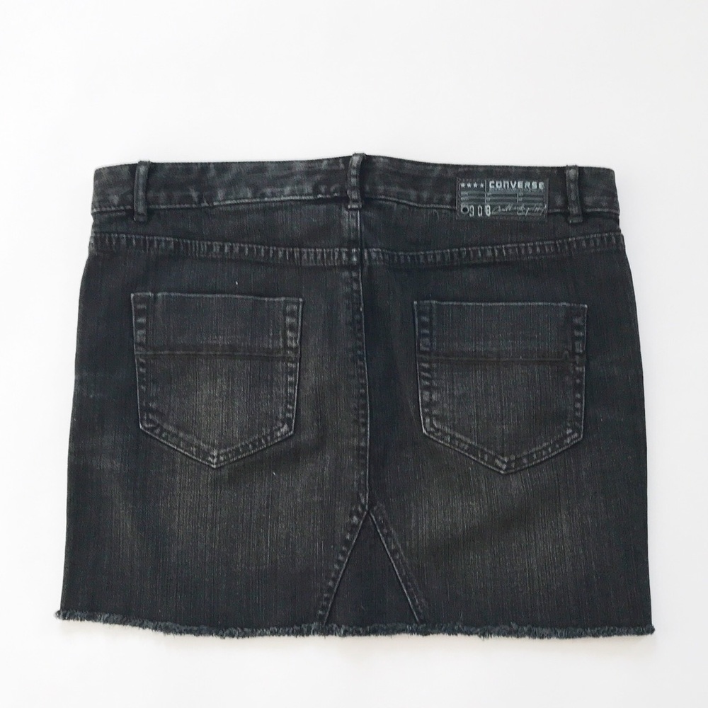 Converse black denim skirt - Picture 2 of 3