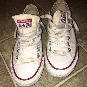 White converse Women's size 6.5