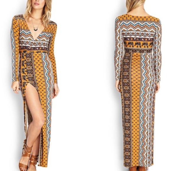 forever 21 boho maxi dress