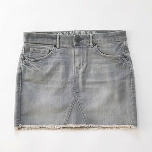 Converse denim skirt
