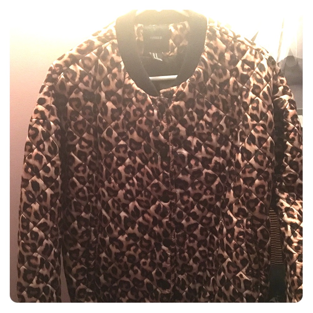 Cheetah print jacket