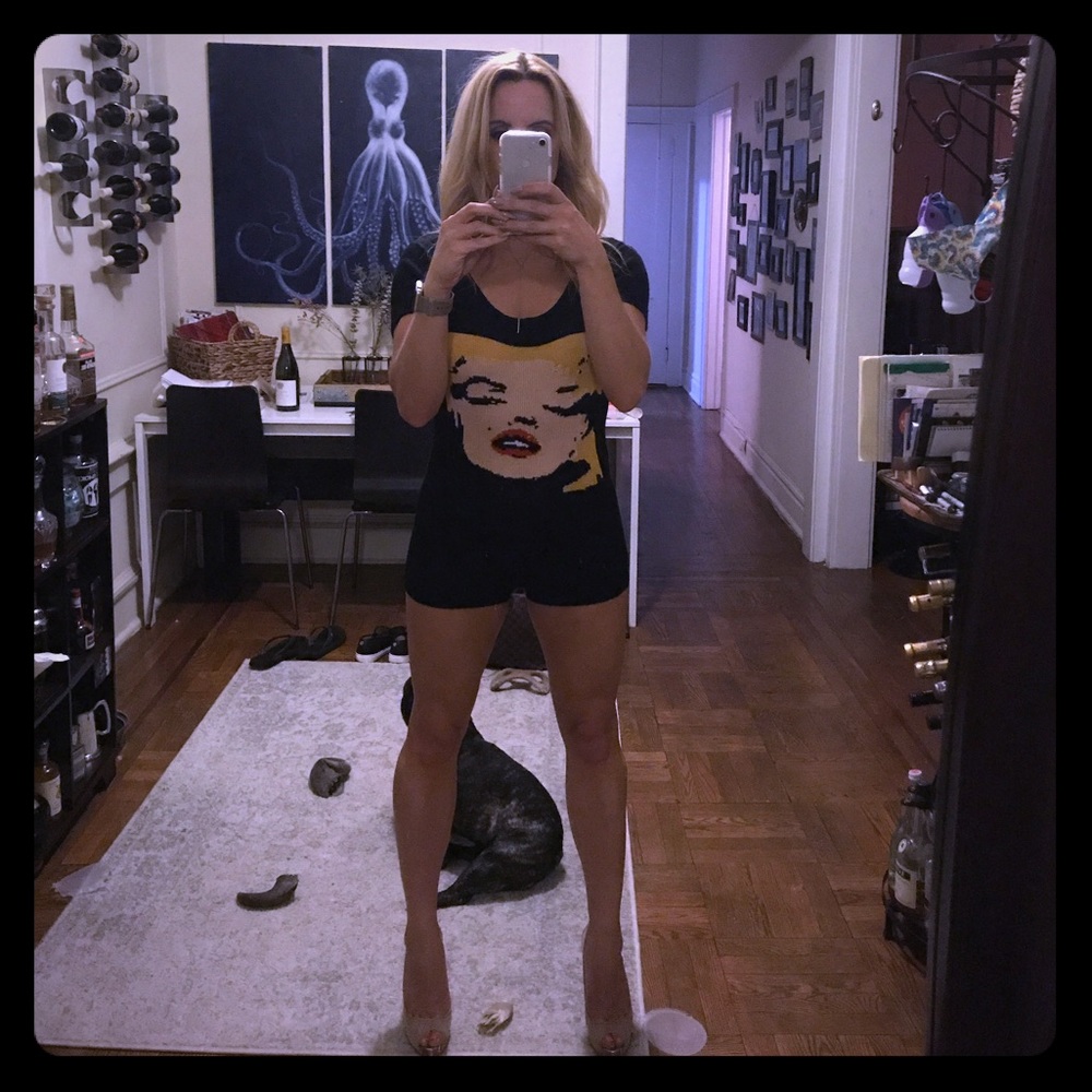 Betsey Johnson onesie/knit romper