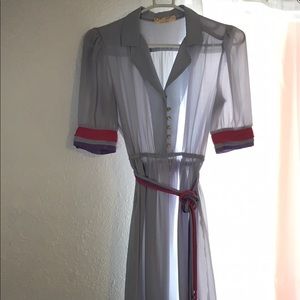 Vintage 70's Coco California Petite chiffon dress.