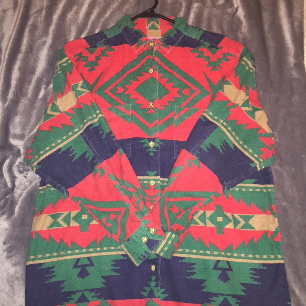 Vintage Cambridge Country store button up