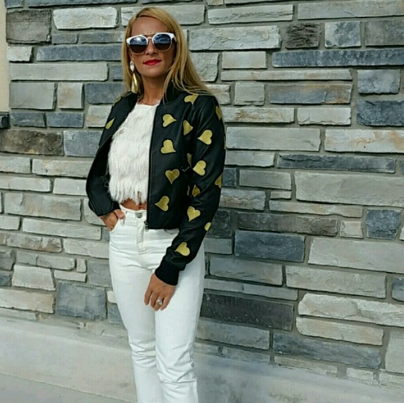 ❤LAST 1❤ "QUEEN OF HEARTS" EMBROIDERES JACKET - Picture 3 of 4