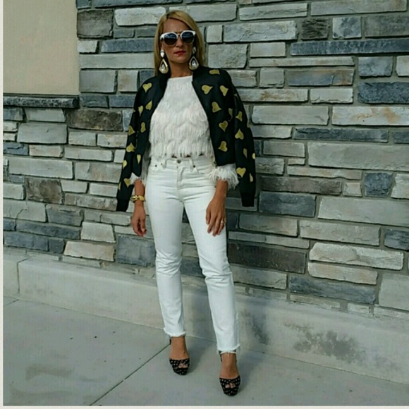 ❤LAST 1❤ "QUEEN OF HEARTS" EMBROIDERES JACKET - Picture 4 of 4