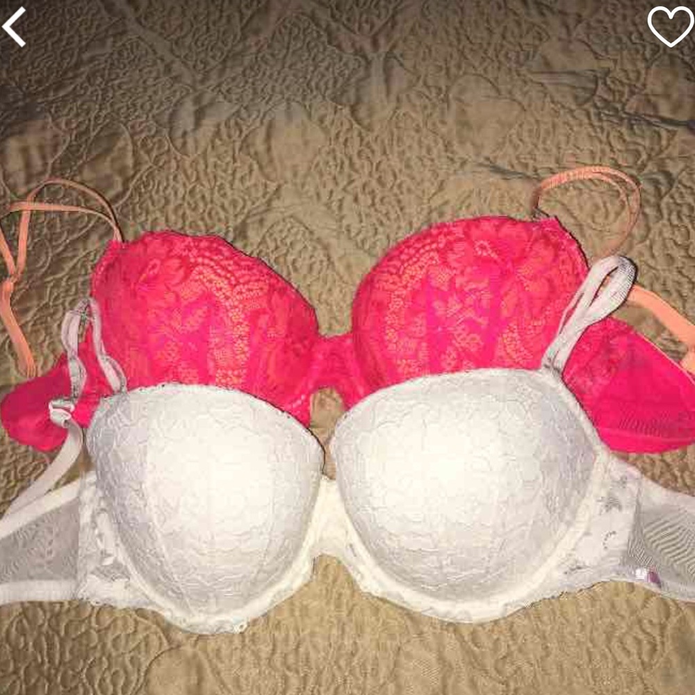 VS Pink Date Pushup bras