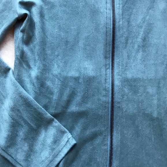 Blue suede body con dress - Picture 6 of 6