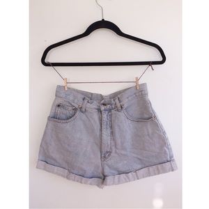 Thrifted High Waist Jean Shorts