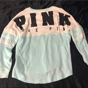 PINK Victoria's Secret Jersey Crewneck Long Sleeve