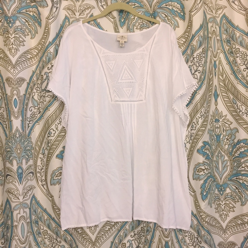 Crocheted Patterned Top