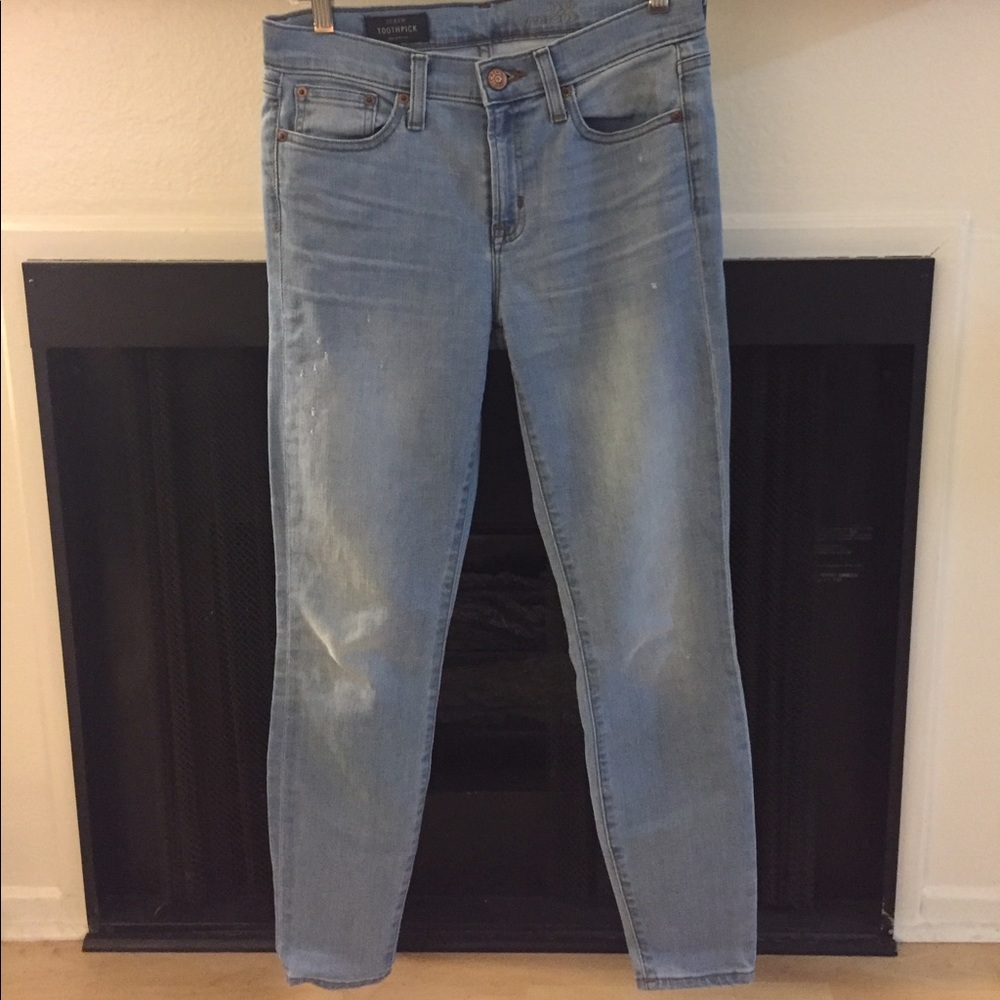 J Crew / Skinny Toothpick Ankle Denim / 28