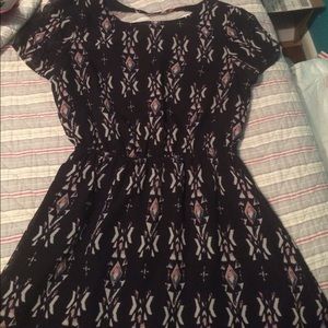 Navy blue Tribal dress