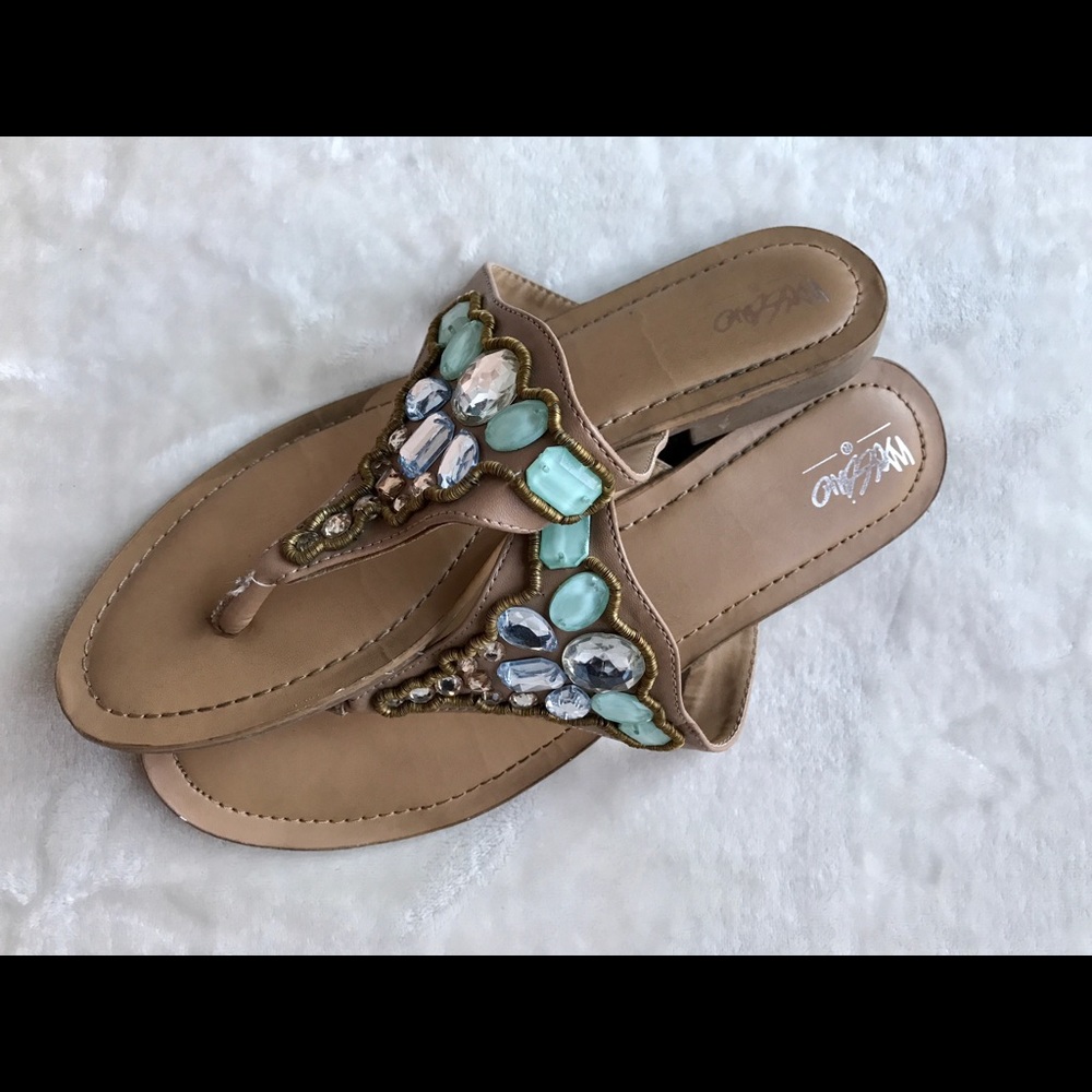 Jeweled sandals