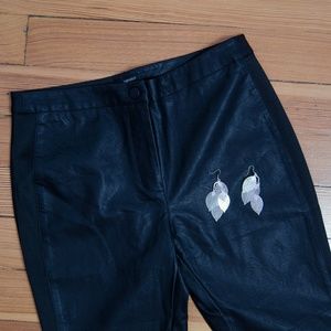 NWT Faux Leather Moto Pants