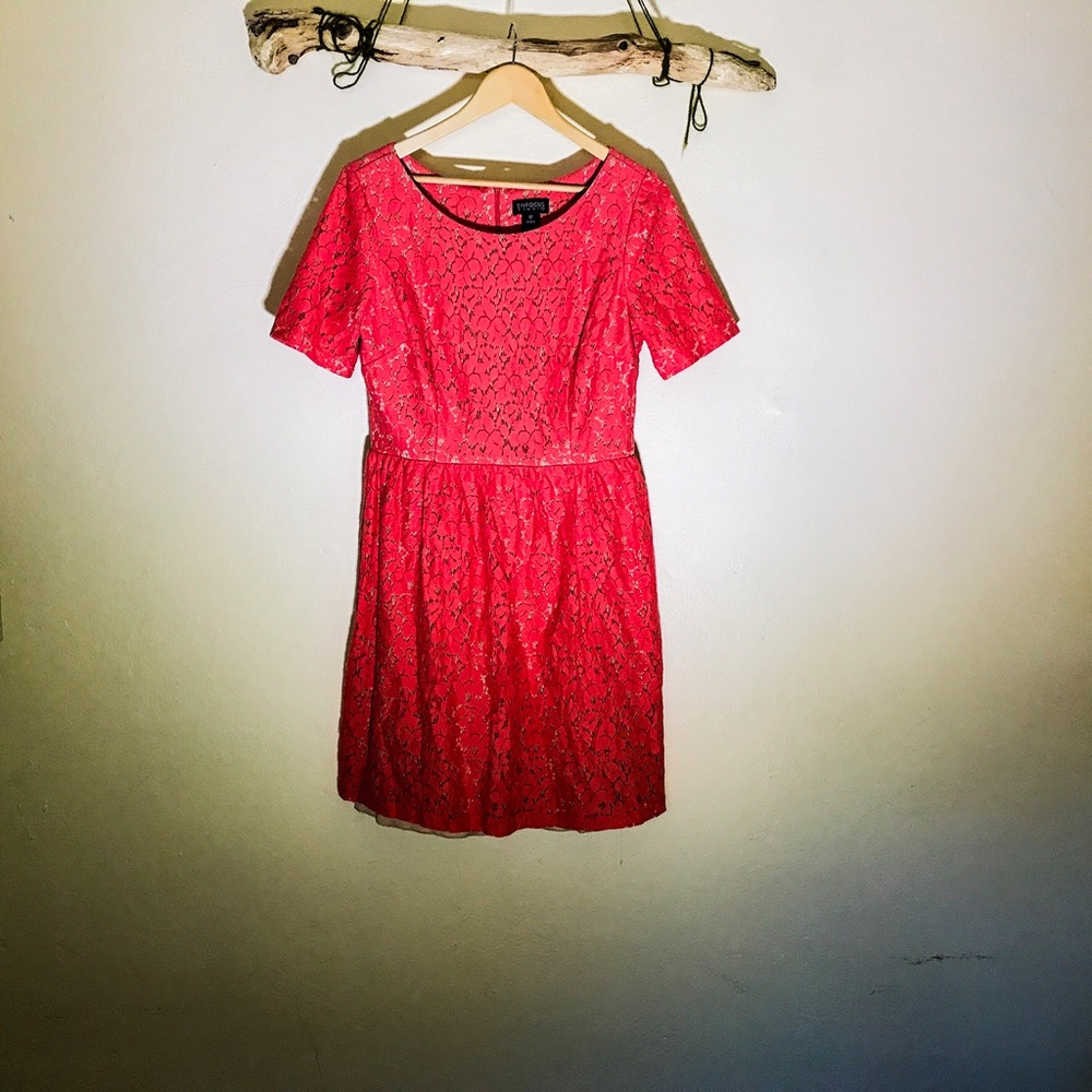Coral/salmon colored dress