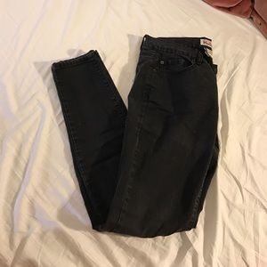 Plain Black Skinny Jeans