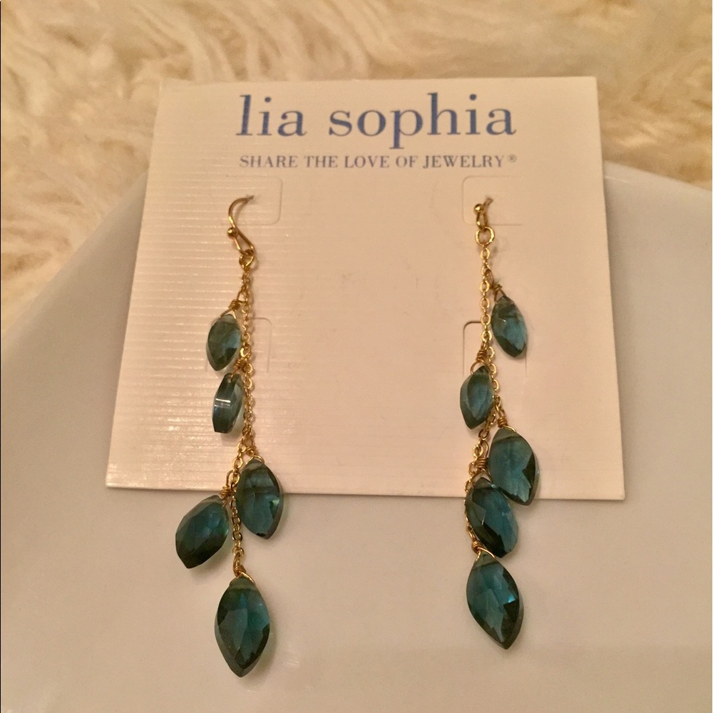💧Lia Sophia Teardrop Earrings💧