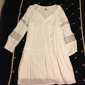 White Cheesecloth Dress