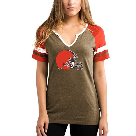 NFL Tops - SOLD OUT Browns Sweet Game Short Sleeve Raglan