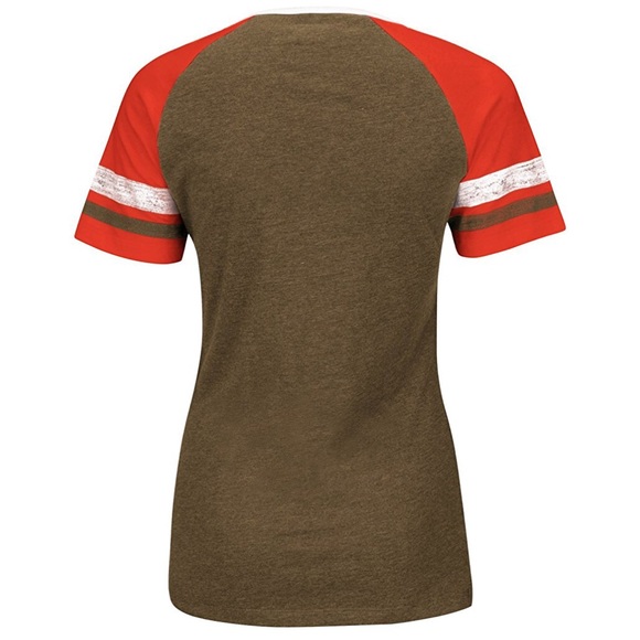 SOLD OUT Browns Sweet Game Short Sleeve Raglan - Picture 3 of 4