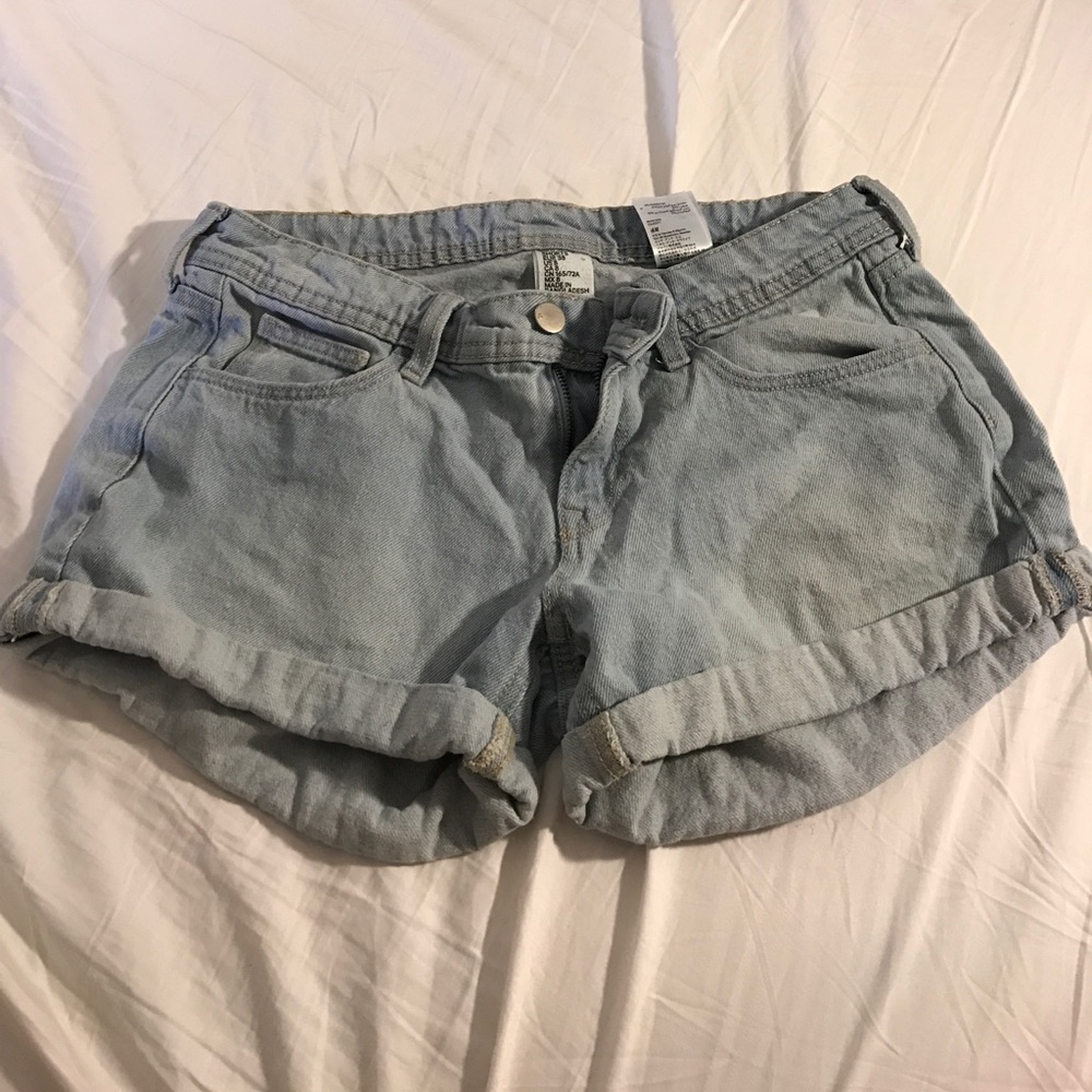 Light wash denim Shorts