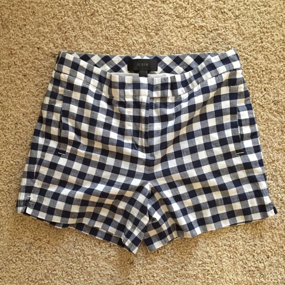 New: Jcrew gingham shorts