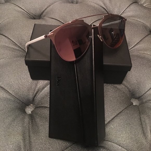 DiorReflected pink mirrored sunglasses 😎 - Picture 5 of 8