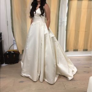 Ball gown wedding dress.