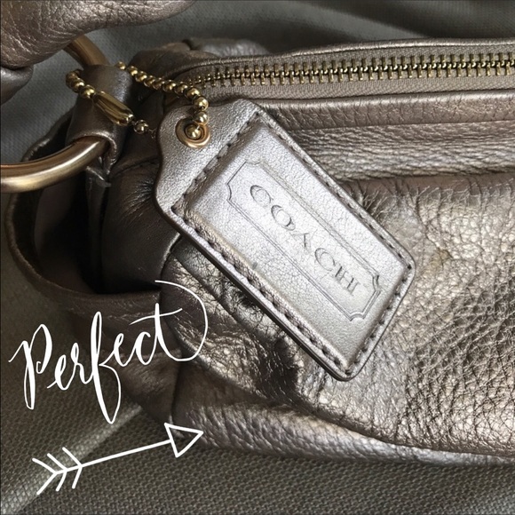 Coach Handbags - Coach Pewter/ Rose Gold Parker 13465👜💕