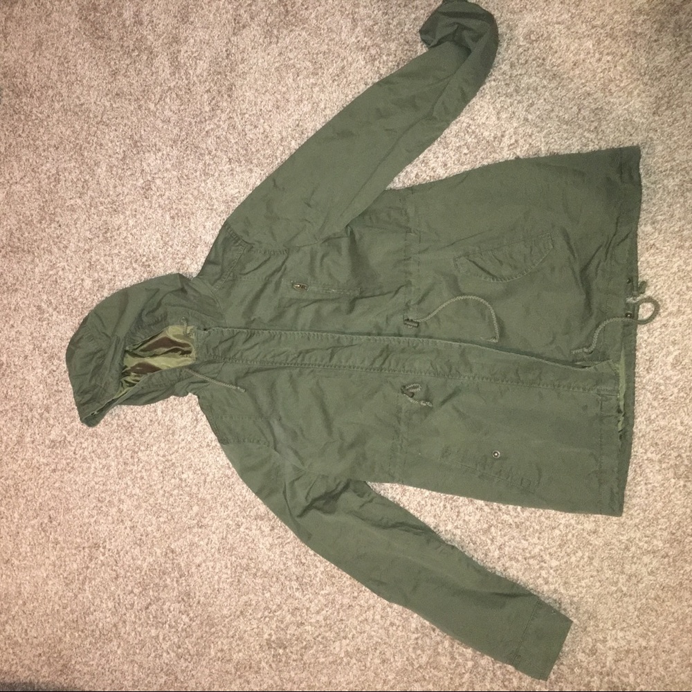 NWOT Camo Army Style Cargo Jacket